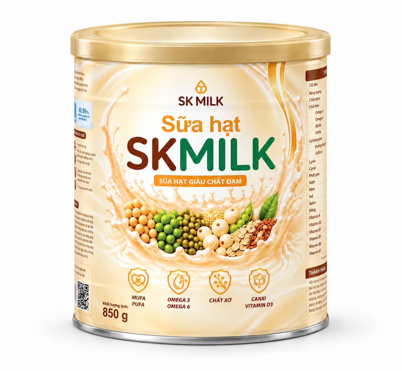 SỮA HẠT SKMILK- THỰC PHẨM BỔ SUNG DINH DƯỠNG